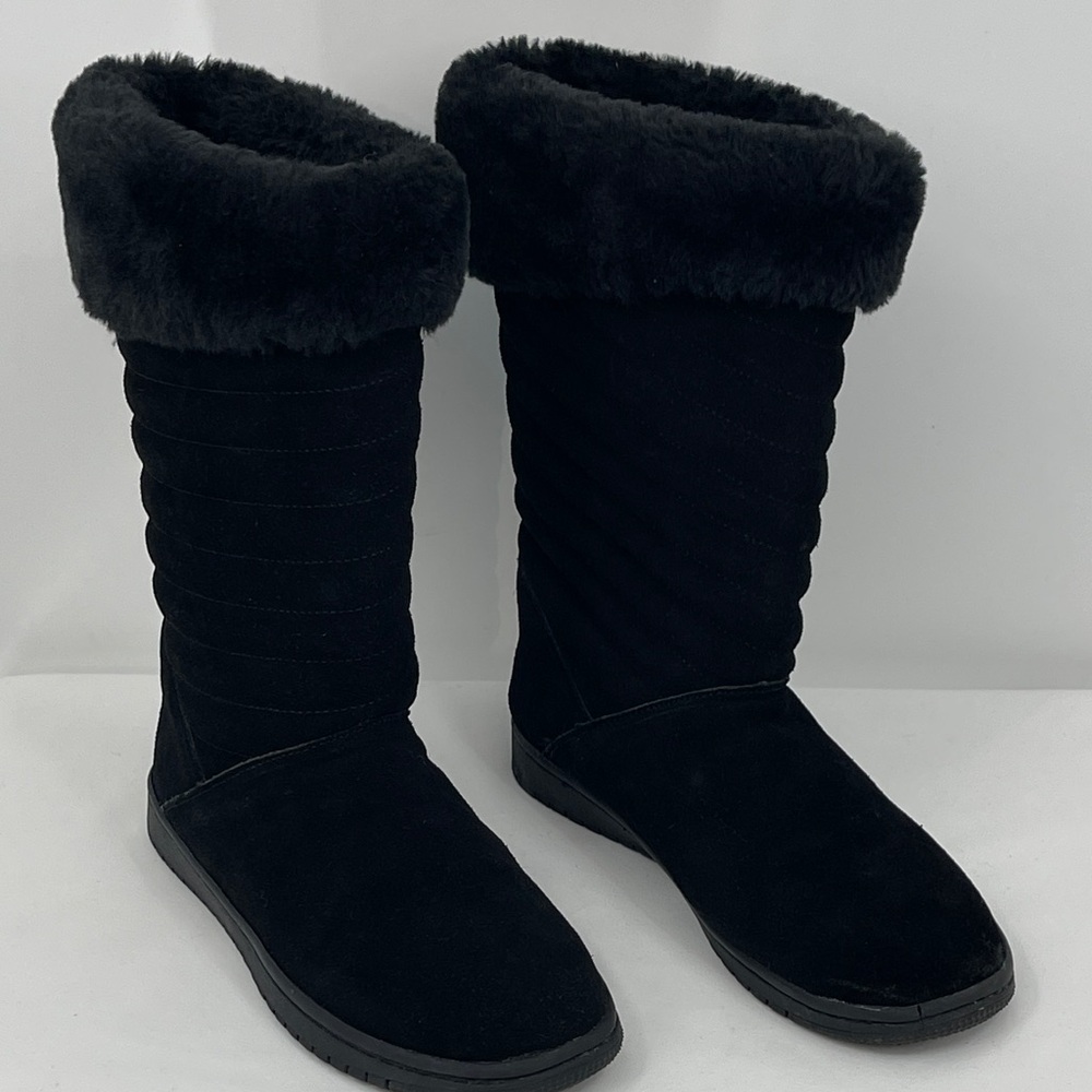 STYLE & CO. SIZE 9M Women's Black FAUX Fur-Lined Boots